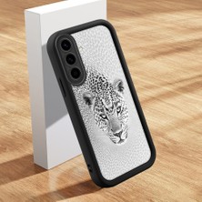 HONTINGA Samsung Galaxy A36 5g ile Uyumlu Kılıfı Düşüme Önleyici Basitlik Anti Düşme Kamera Korumali Güzel Hayvan Siyah Desen Yumuşak Silikon Telefon Kılıfı Kadın ve Erkek Için Uygundur K2-0252