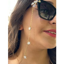 Lumaks Şık Gözlük Zinciri Yıldızlı – Modern Gözlük Askısı & Zarif Aksesuar