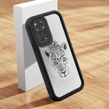 HONTINGA Xiaomi Redmi Note 11S ile Uyumlu Kılıfı Düşüme Önleyici Basitlik Anti Düşme Kamera Korumali Güzel Hayvan Siyah Desen Yumuşak Silikon Telefon Kılıfı Kadın ve Erkek Için Uygundur K2-0252