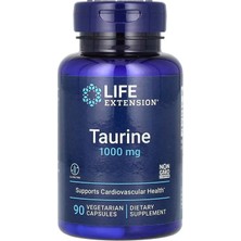 Life Extension Taurine 1000 Mg 90 Kapsül Vegetarian Caps.