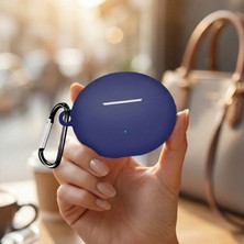 Caseonn Huawei Freebuds 5i/huawei Freebuds 6i Kılıf Askı Aparatlı Mat Silikon Lacivert