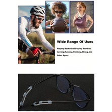 Lumaks Gözlük Sap Silikon Koruyucu Gözlük Sapı Kulak Koruyucu 1 Çift Şeffaf