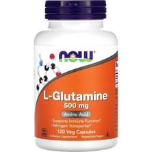 Now Foods L-Glutamine 500 Mg 120 Caps.