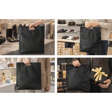 40X50 cm Naylon POŞET-TORBA-ÇANTA-100 Adet-Siyah