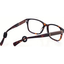 Lumaks Gözlük Sap Silikonu Gözlük Silikon Kulak Arkası Siyah 1 Çift