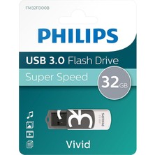Philips USB 3.0 32GB Vivid Gölge Grisi