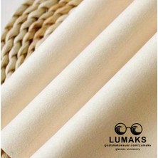 Lumaks Yumuşak Geyik Derisi Kadife Temizlik Bezi Gözlük, Telefon ve Tablet Için Leke Bırakmayan (3 Adet)