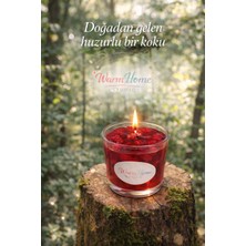 Warmhome Studio Ahududu Kokulu Jel Mum & Soya Wax El Yapımı Dekoratif Mum