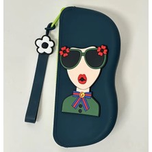 Lumaks Silikon Gözlük Kılıfı Karikatür Silikon Gözlük Kabı Şık Tasarım