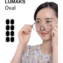 Lumaks Siyah Oval Tip Gözlük Burun Pedi – Kaymaz Yumuşak Burunluk, Kendinden Yapışkanlı (8 Adet)