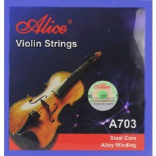 7Nota Alice A-703A 1 Takım Keman Teli Takım A703
