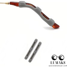 Lumaks Gözlük Sap Silikon Kulak Koruyucu Gözlük Sapı Kulak Koruyucu 1 Çift Gri