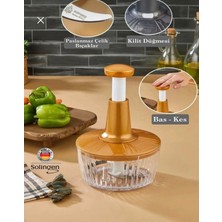 Solingen El Rondosu 3 Bıçaklı Paslanmaz Çelik Bıçaklı