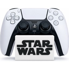 Ps5 Dualsense Uyumlu Stand | Gamepad Tutucu | Star Wars Temalı Şık Kumanda Standı | Masaüstü Düzenleyici & Sergileme Aparatı