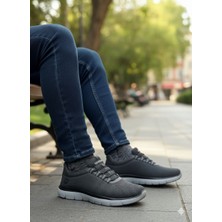 İnallar Ayakkabı Bewild Unisex Ortopedik Taban Günlük Kullanıma Uygun Mevsimlik Spor Ayakkabı Reflektör Baskılı