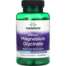 Swanson Albion, Magnezyum Glisinat, 133 Mg, 90 Caps.