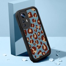 HONTINGA Xiaomi Mi 12T ile Uyumlu Kılıfı Düşüme Önleyici Basitlik Anti Düşme Kamera Korumali Pardalı Siyah Desen Yumuşak Silikon Telefon Kılıfı Kadın ve Erkek Için Uygundur K2-0237