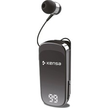 Kensa Makaralı Kulaklık Bluetooth 6.0 | 20 Saat Konuşma | Dijital Ekran | Titreşimli | Hızlı Şarjlı