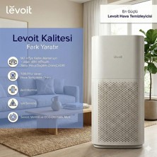Levoit 147M² Etkili Ultra Geniş Alan Profesyonel Akıllı Hava Temizleme Cihazı Lazer Sensörlü Pm2.5 Göstergeli Vortex Teknolojili H13 True Hepa Filtreli Koku ve Duman Giderici