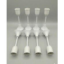 İNWATT Genel 12 Adet Tij Duy Muhafazalı Porselen Asma Duy