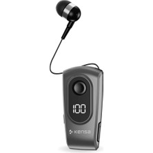 Kensa Makaralı Kulaklık Bluetooth 5.4 | 18 Saat Konuşma | Dijital Ekran | Titreşimli | Yüksek Kalite Ses