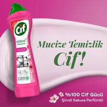Cif Krem Mucizesi Sakura Parfümlü Yüzey Temizleyici 750 ml