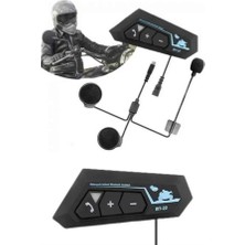 SHN Yeni Nesil Dinleme ve Konuşma Özellikli Intercom Kask Kulaklığı 5.0 Bluetooth