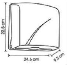 Storemax K2B Z Katlı Kağıt Havlu Dispenseri Siyah