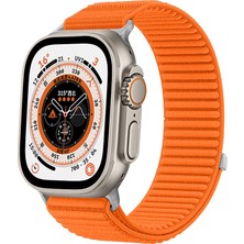 Dexmon Apple Watch 11-10 42MM 5 6 7 8 9 Se Uyumlu 38/40/41MM Uyumlu Hasır Örgü Cırtlı Spor Kumaş Kordon