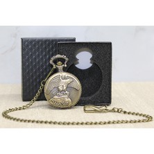 Erseyy Özel Kutulu Kartal'lı Köstekli Saat