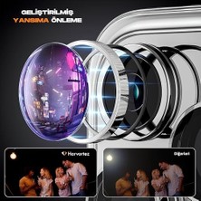 Storemax 14,14 Plus Için, Kamera Lens Koruyucu, Basit Kurulum, Hd Berrak Görüntü, Metal Çerçeve, 9h Temperli Cam, Çizilmeye Dayanıklı, Camera Lens Protector (Mor)