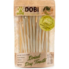 Dobi %100 Doğal Organik Köpek Ödül Maması Burgu Çubuk 100GR | Katkısız, Gluten ve Koruyucu Içermez