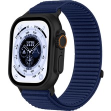 Dexmon Apple Watch 11-10 42MM 5 6 7 8 9 Se Uyumlu 38/40/41MM Uyumlu Hasır Örgü Cırtlı Spor Kumaş Kordon