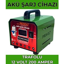 Provolt Akü Şarj Cihazı Trafolu 12 Volt 200 Amper Aküler Için