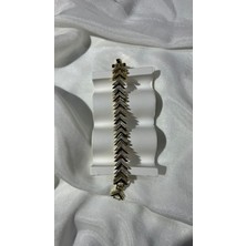 Xuping Taşlı Ok Model Altın Kaplama Bileklik