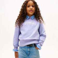 Tommy Hilfiger Crew Neck Çocuk Mavi SWEATSHIRT.C5U
