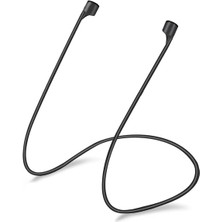 Storemax Airpods 1. Nesil / 2. Nesil Için Manyetik Mıknatıslı Kulaklık Ipi Siyah [airpods 1/2 ile Uyumlu Kılıf - Siyah]