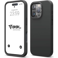 Storemax Kılıf Ince Sıvı Silikon 3 Katmanlı Tam Kaplamalı Yumuşak Jel Kauçuk Kılıf Kapak (Siyah, 16 Pro)