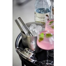 Storemax Rocks Ice W/tongs Dia. 13 x 12 cm Cilalı Çelik