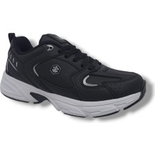 Zerhan Unisex Siyah Yürüyüş Koşu Spor Ayakkabı