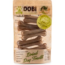 Dobi %100 Doğal Organik Köpek Ödül Maması Pres Kemik 5’li | Katkısız, Gluten ve Koruyucu Içermez 7cm