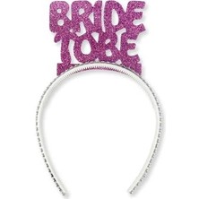 Storemax Benim Marifetlerim - Evadan Simli Taşlı Mor Bride Tobe Taç