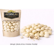 Aydınlar Fıstık Evi Draje Çikolatalı Fındık Fildişi 200GR - Doğal Kurutulmuş Bitkisel Ürün