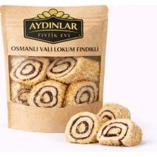 Aydınlar Fıstık Evi Osmanlı Vali Lokum Fındıklı 500GR - Doğal Kurutulmuş Bitkisel Ürün