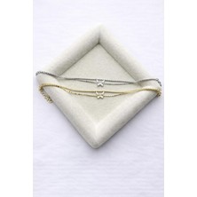 Jewerly Butterfly Effect - Çift Zincir Kelebek Bileklik