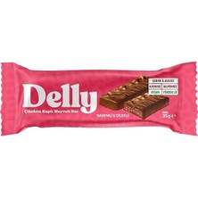 SHC4200 Delly Çikolata Kaplı - Bademli &amp; Çilekli Meyveli Bar