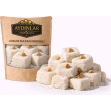 Aydınlar Fıstık Evi Lokum Sultan Fındıklı 500GR - Doğal Kurutulmuş Bitkisel Ürün