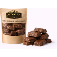 Aydınlar Fıstık Evi Sütlü Çikolatalı Padişah Lokumu 500GR - Doğal Kurutulmuş Bitkisel Ürün