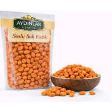 Aydınlar Fıstık Evi Soslu Şak Fıstık 500GR - Doğal Kurutulmuş Bitkisel Ürün