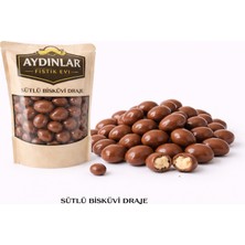 Aydınlar Fıstık Evi Sütlü Bisküvi Draje 250GR - Doğal Kurutulmuş Bitkisel Ürün